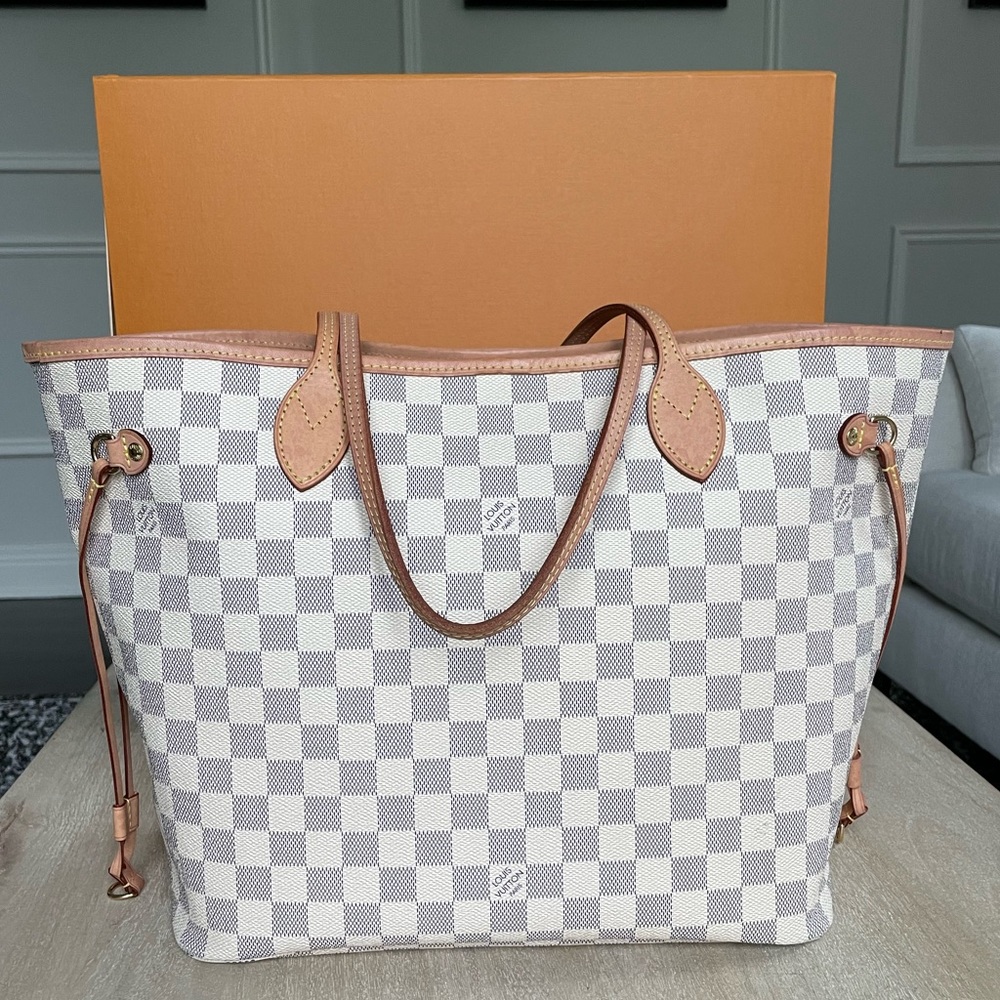Louis Vuitton Neverfull MM, Damier Azur!